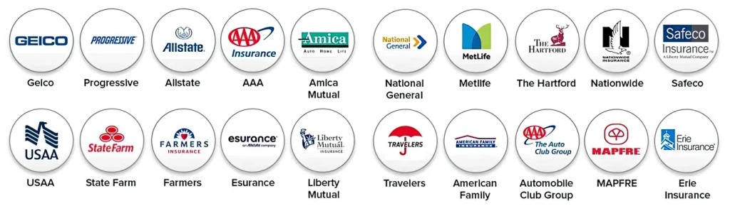 Insurance providers Carheart Auto Tech & Collision works with, including Geico, Progressive, Allstate, AAA, State Farm, Farmers, Liberty Mutual, Travelers, USAA and more